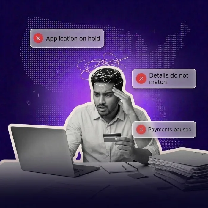 Founder worried his bank and payment applications are on hold